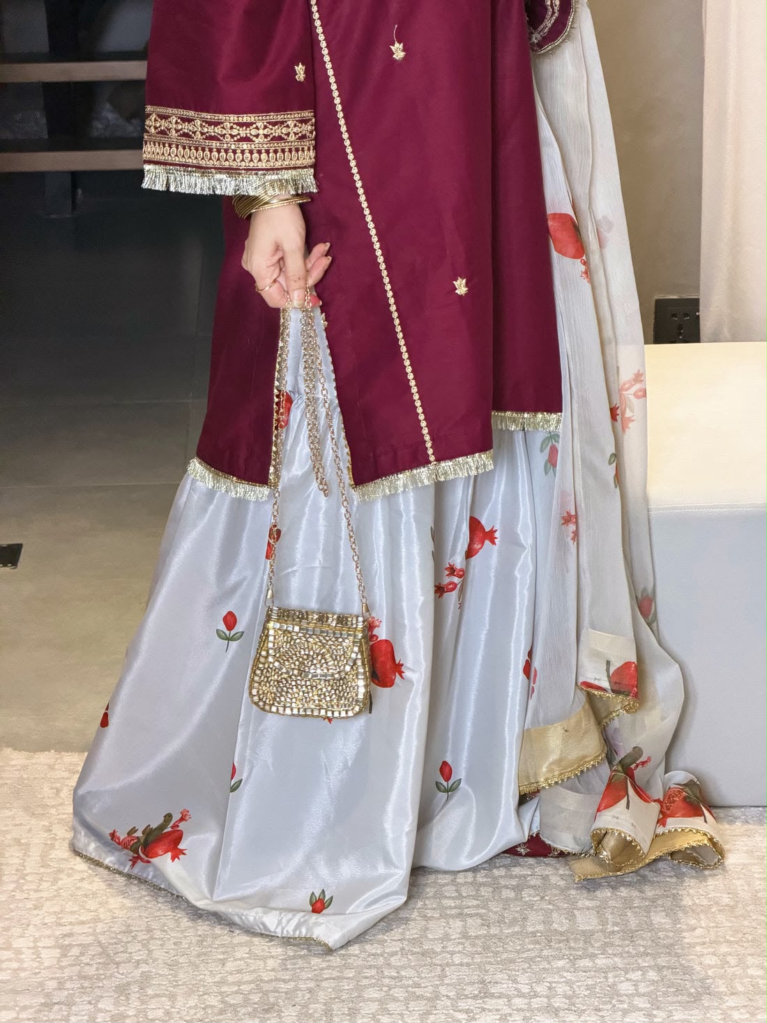 Preet dhanak 3pc unstitched
