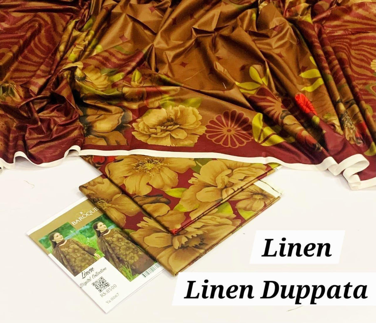 LINEN 3PC PRINTED