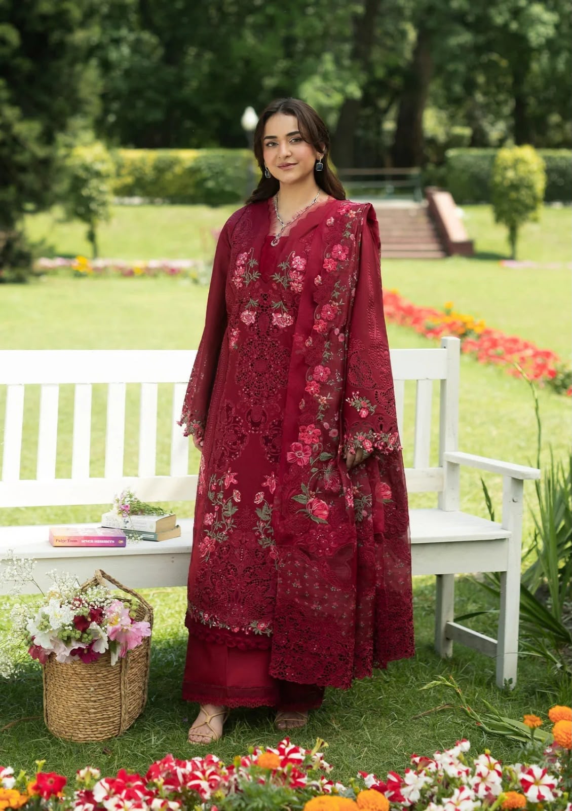 Dhanak 3pc embroidery unstitched