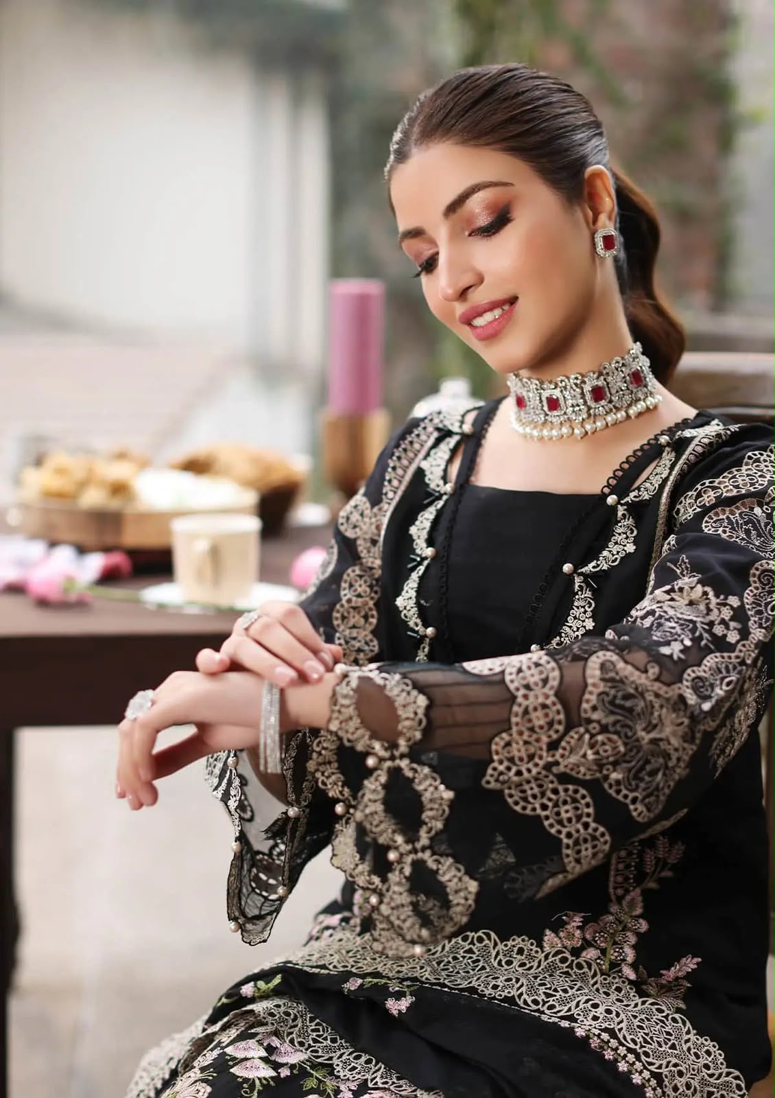 Luxury dhanak 3pc unstitched