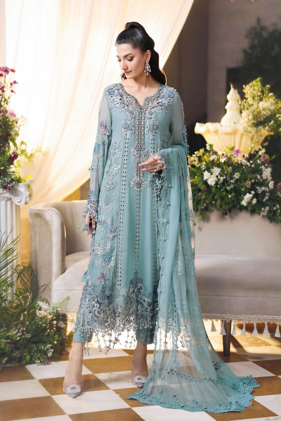 DHANAK 3PC EMBROIDERY