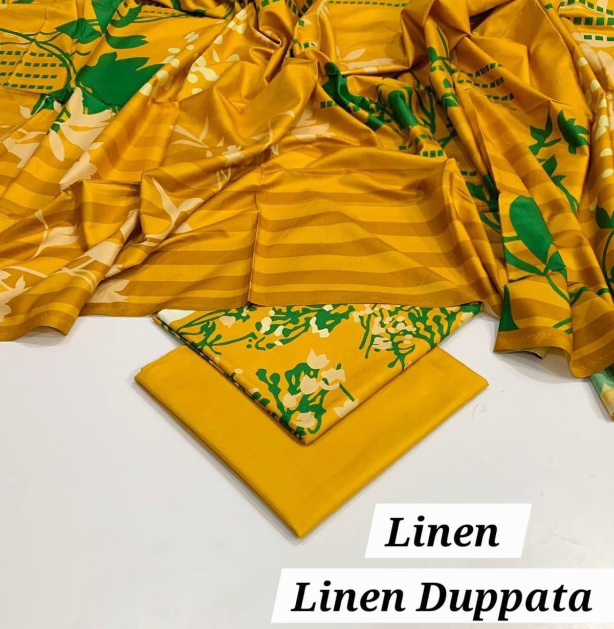 LINEN 3PC PRINTED