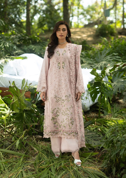 DHANAK 3PC EMBROIDERY UNSTITCHED