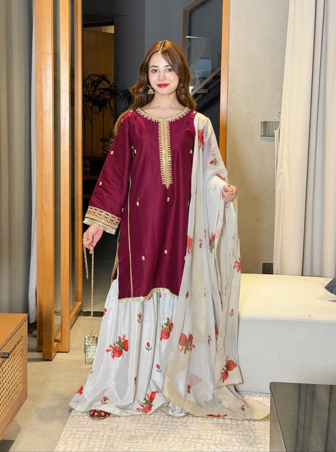 Preet dhanak 3pc unstitched